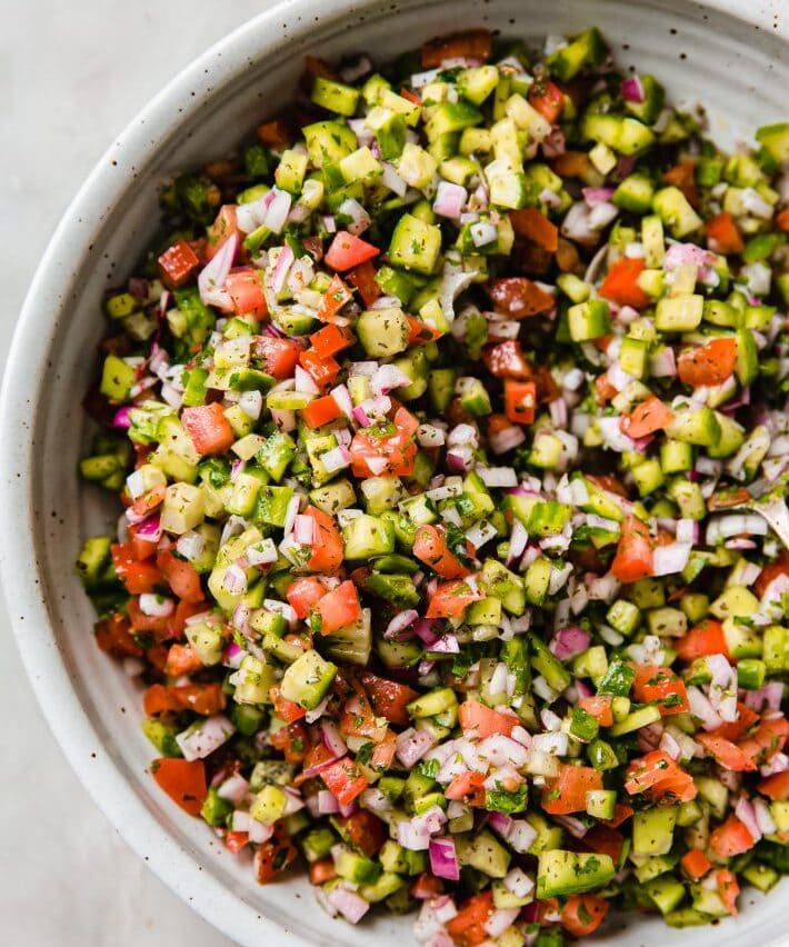  쉬라즈 샐러드 (Salad-e Shirazi)